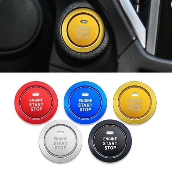 トヨタ スバル ダイハツ エンジン スタートボタン カバー ブラック スターター ボタン プッシュ スタート ストップ拍卖