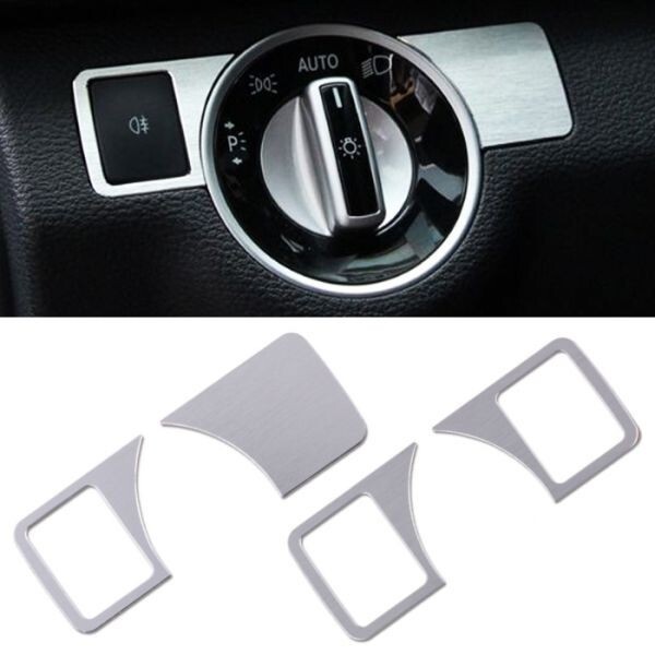 ベンツ BENZ ヘッドライト スイッチ トリム カバー Bタイプ ヘッドライトスイッチ トリムカバー拍卖