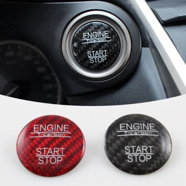 LEXUS レクサス カーボン スタートボタン カバー ブラック IS ES GS NX RX RC CT など ステッカー シール拍卖
