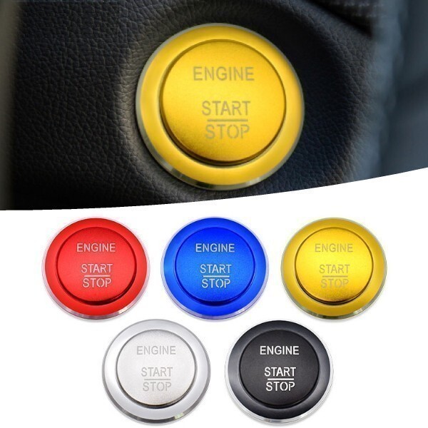 ベンツ BENZ エンジン スタート ボタン カバー ゴールド スタートボタン プッシュ メルセデスベンツ ステッカー アクセサリー パーツ拍卖
