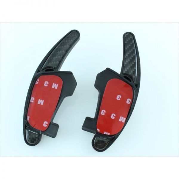 フォルクスワーゲン用 カーボン パドルシフト エクステンション ブラック 左右セット VW Volkswagen ゴルフ7 Golf7 MK7 GTI GTD R DSG拍卖