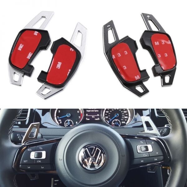 フォルクスワーゲン用 アルミ パドルシフト エクステンション シルバー 左右セット VW Volkswagen ゴルフ7 Golf7 MK7拍卖