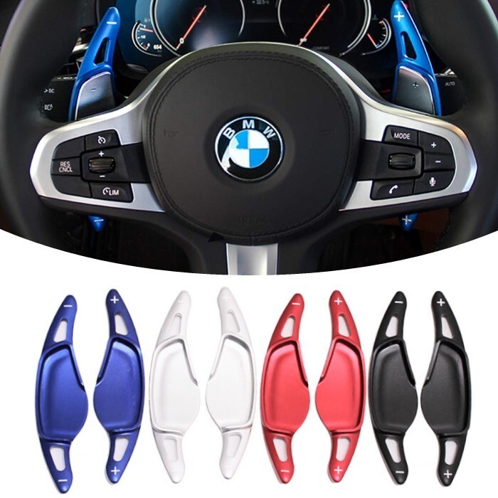 BMW パドルシフト アルミ 全4色 G20 G21 G30 G31 G12 G01 G02 G05 など ステアリング パドル シフト エクステンション拍卖