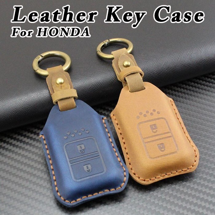 ホンダ 本革 キーケース キーカバー レザー 革 フリード ステップワゴン フィット オデッセイ シビック ヴェゼル シャトル CR-V S660拍卖