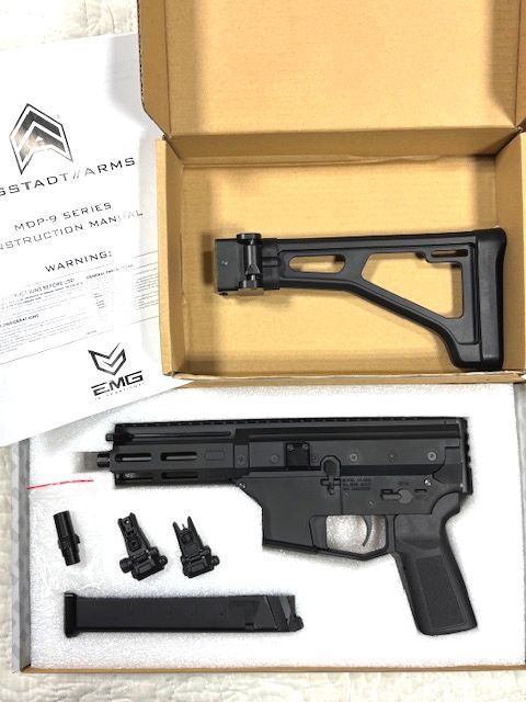 美品★EMG★Angstadt Arms MDP-9 GEN2 別売りストック付/ガスブローバック/アングスタッドアームズ/日本仕様拍卖