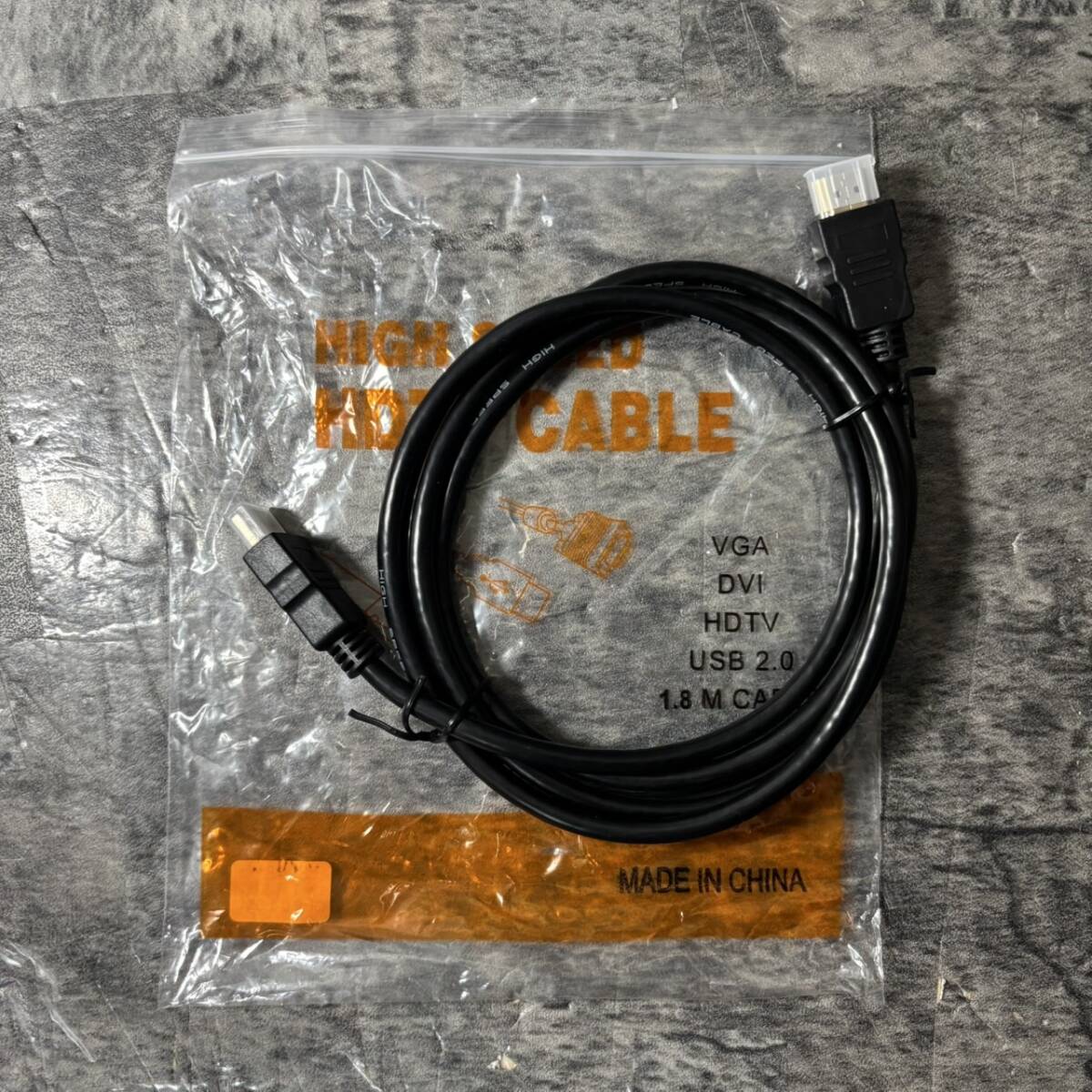 【2本セット】新品 HDMI - HDMI 変換ケーブル 1.8m 双方向対応 金メッキ端子 1080PフルHD。拍卖