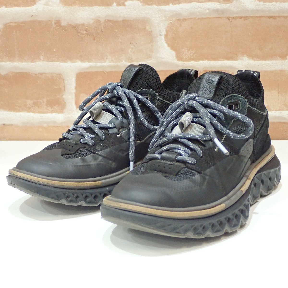 9125T 美品 コールハーン COLE HAAN ゼログランド ワーク スニーカー ブラック US5.5サイズ 22.5cm 相当 レディース 靴拍卖