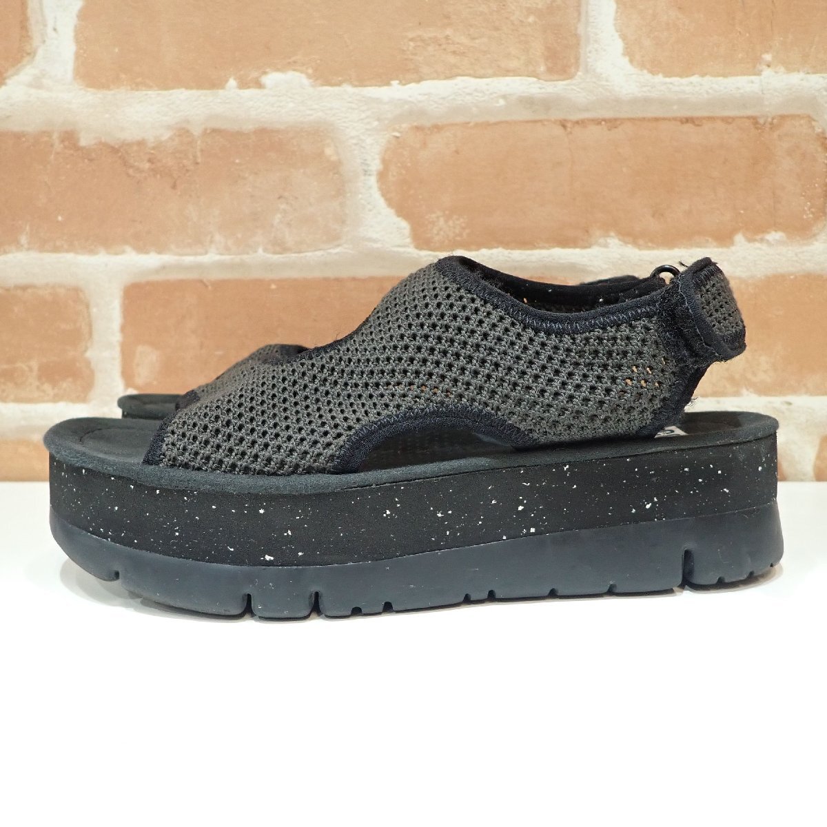 9127 美品 CAMPER カンペール メッシュ 厚底サンダル 37サイズ(23.5cm相当) レディース 靴拍卖