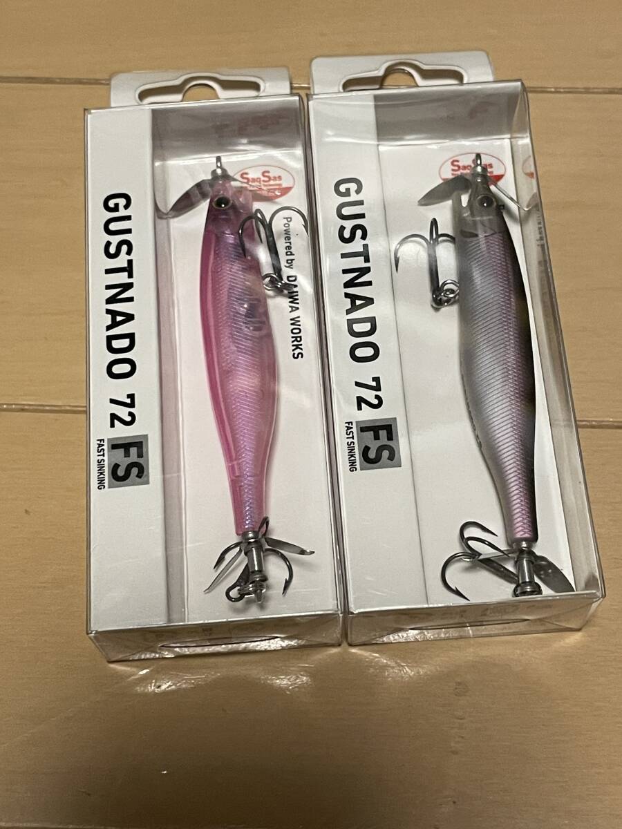 ダイワ▲ ガストネード 72FS▲ピンクパープル&マットゴーストワカサギ▲バス 野池 リザーバーに▲定価1210円拍卖
