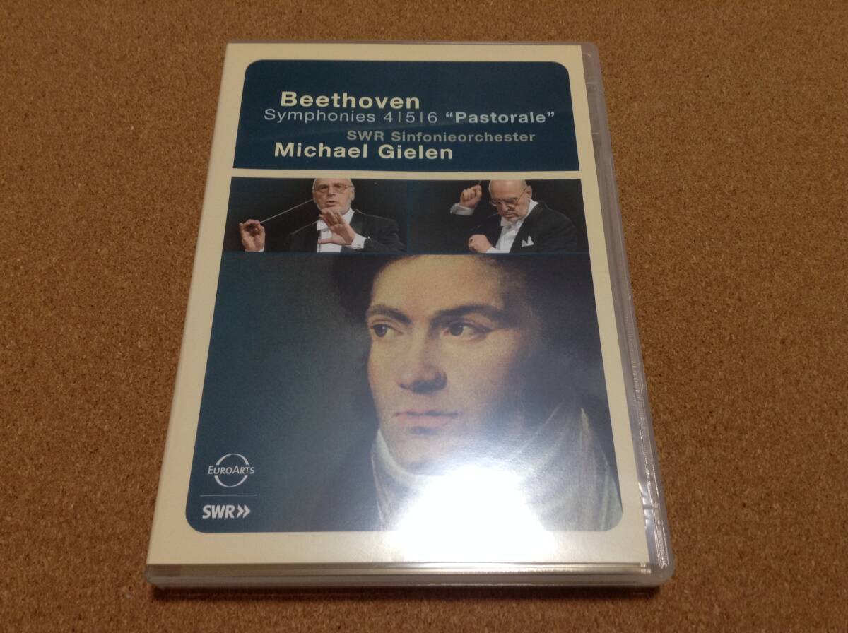 DVD/ ギーレン、南西ドイツ放送交響楽団 / ベートーヴェン:交響曲 4番、5番 運命、 6番 田園 ライヴ Gielen Beethoven Symphony 拍卖