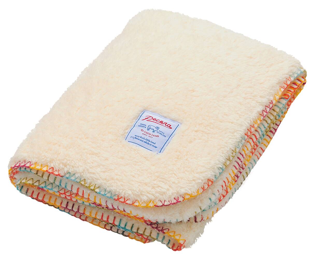 PECORA 羊のようにフワフワ 両面ボア ふんわりブランケット 大判 LL 140×200cm イエロー拍卖