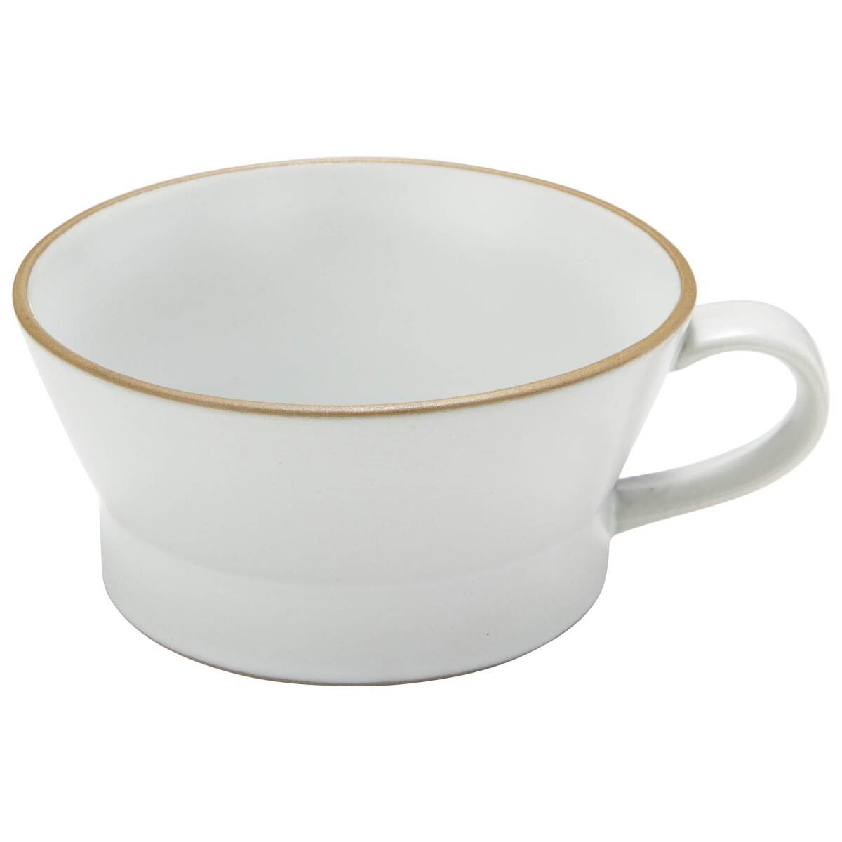 TAMAKI エッジライン スープカップ ホワイト 直径12.3×奥行15.3×高さ6cm 350ml 電子レンジ・食洗機対応 T-788370拍卖