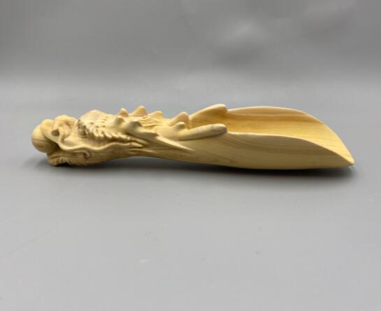 新入荷推薦工芸品実木彫刻茶匙茶杓蛇口茶杓カンフー茶器部品拍卖