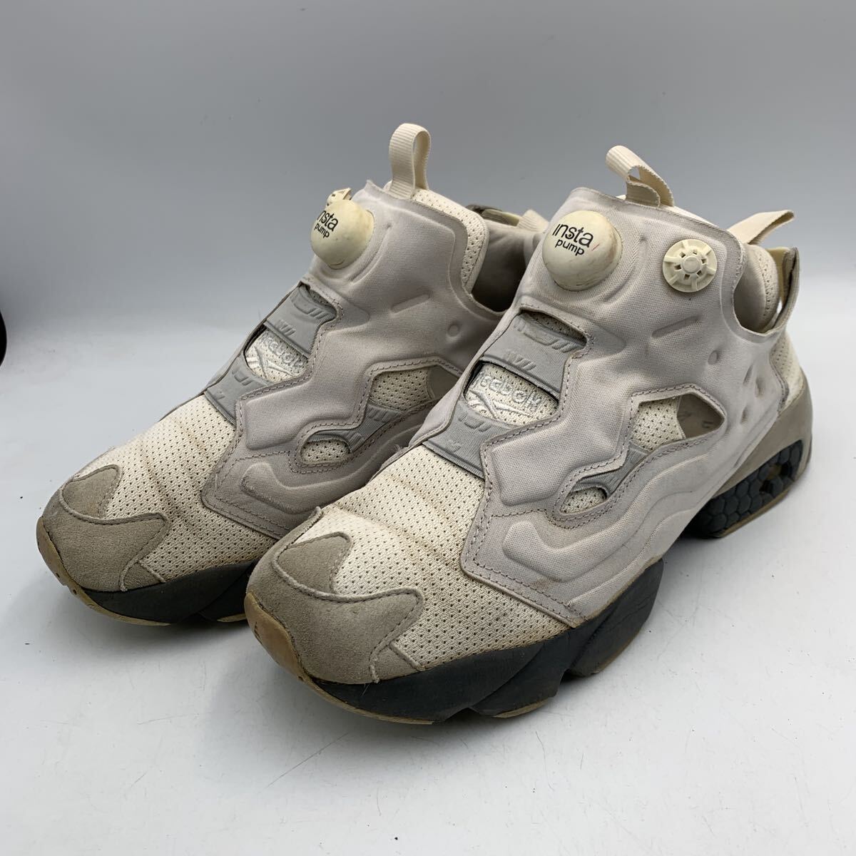 V532Y Reebok インスタポンプフューリー INSTAPUMP メンズ スニーカー US6 24cm ホワイト ライトグレー拍卖