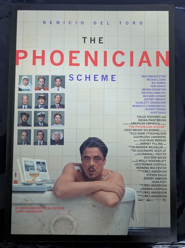 映画 パンフレット「ザ・ザ・コルダのフェニキア計画」チラシ付き ウェス・アンダーソン監督拍卖