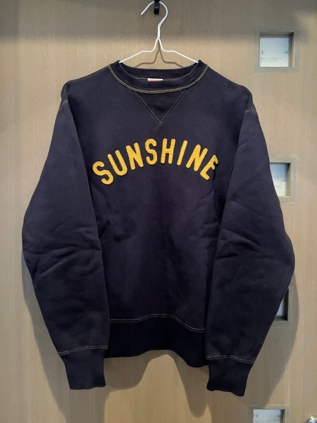 【中古/両V】KAPTAN SUNSHINE キャプテンサンシャイン スウェット サイズ36 ネイビー ヴィンテージ拍卖