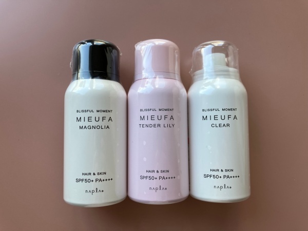 【未使用】MIEUFA ミーファ フレグランスUVスプレー 3本セット マグノリア・テンダーリリー・クリア 日焼け止め拍卖