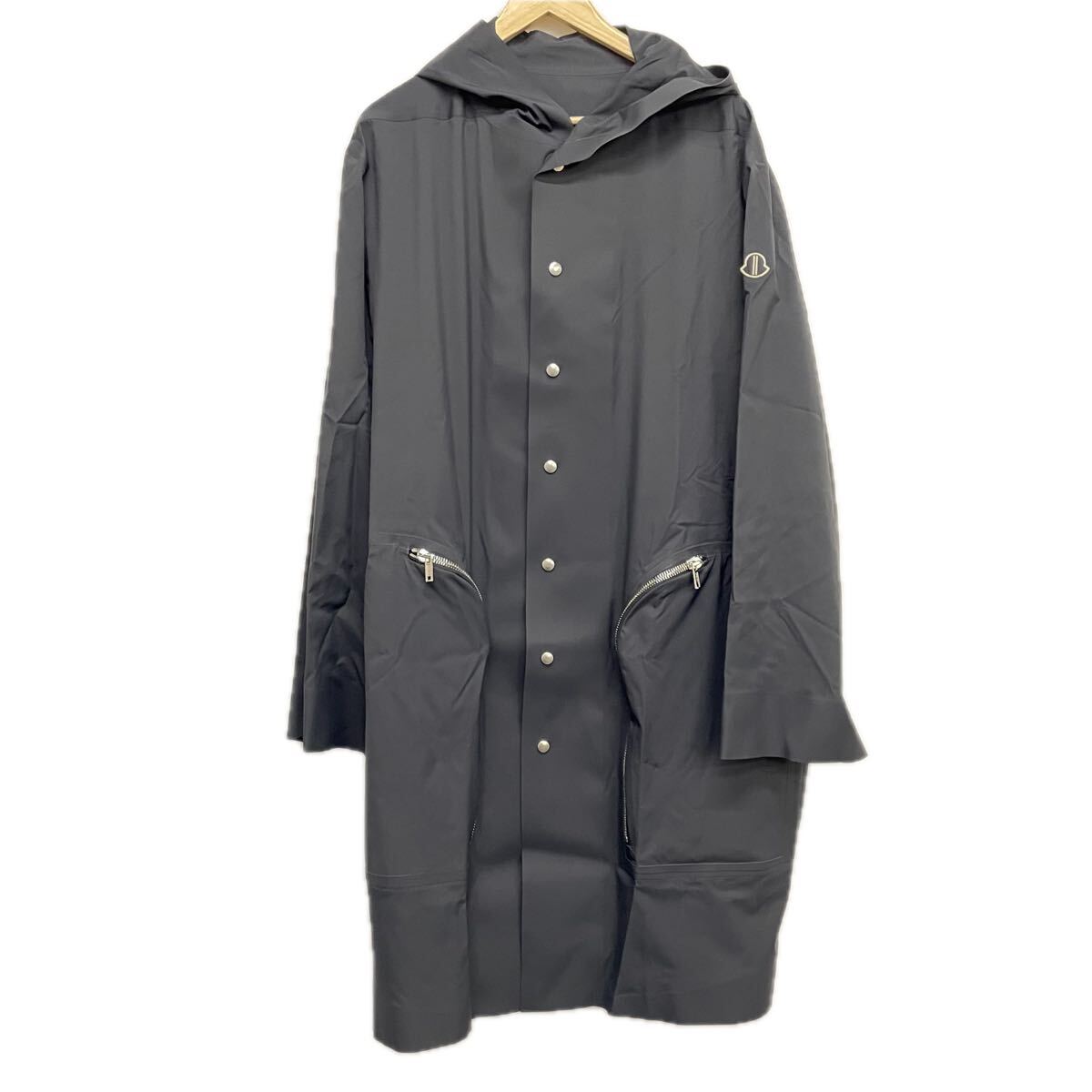 【MONCLER×Rick Owens】モンクレール×リックオウエンス★フーデッドコート NESBITT GIUBBOTTO ナイロン size0 F209N1D70140 ブラック 09拍卖