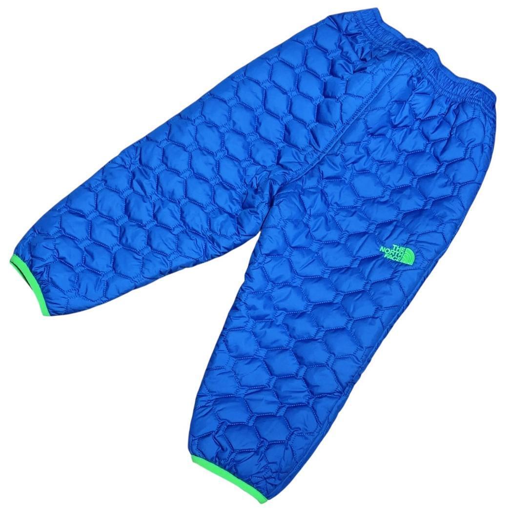 ノースフェイス ベビー 中綿 パンツ リバーシブル ブルー 80~90 THE NORTH FACE あったか ホワイトレーベル インファント拍卖