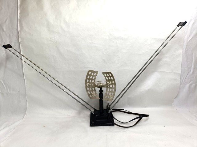 昭和レトロ National 室内用テレビアンテナ TA-SA1C/ナショナル TV 日本製 UHF VHF アナログ放送 オブジェ 希少拍卖