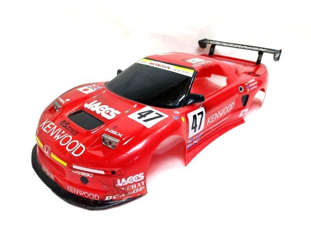 98年 タミヤ HONDA NSXレーシング 電動RCカー ボディ レッド/TAMIYA ホンダ ラジコン拍卖