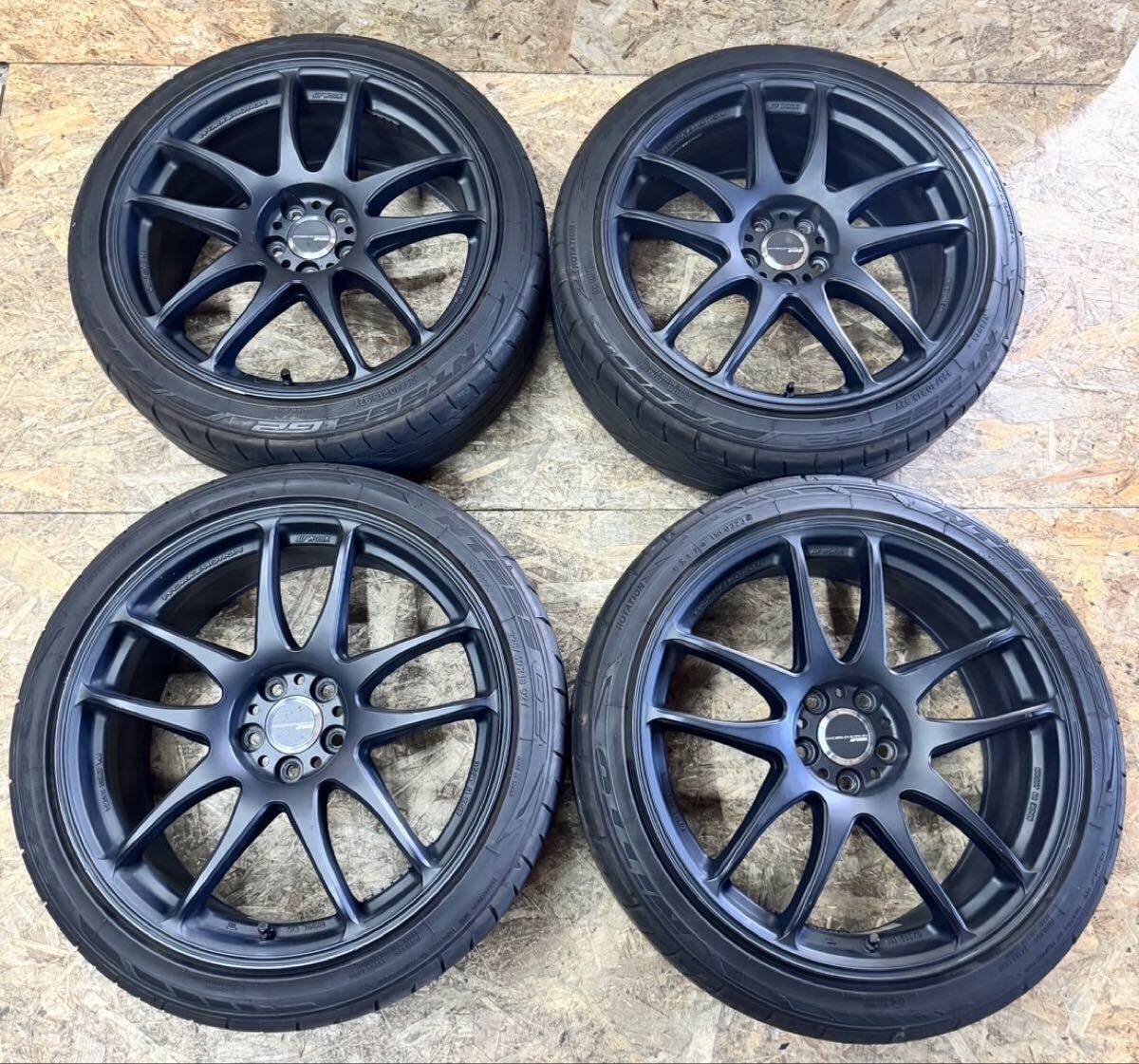 【希少!】WORK エモーション CR kiwami 18インチ 8.5J+47 PCD 100 5穴 5H ZN6 86 BRZ カローラスポーツ インプレッサ レガシィ ドリケツ拍卖