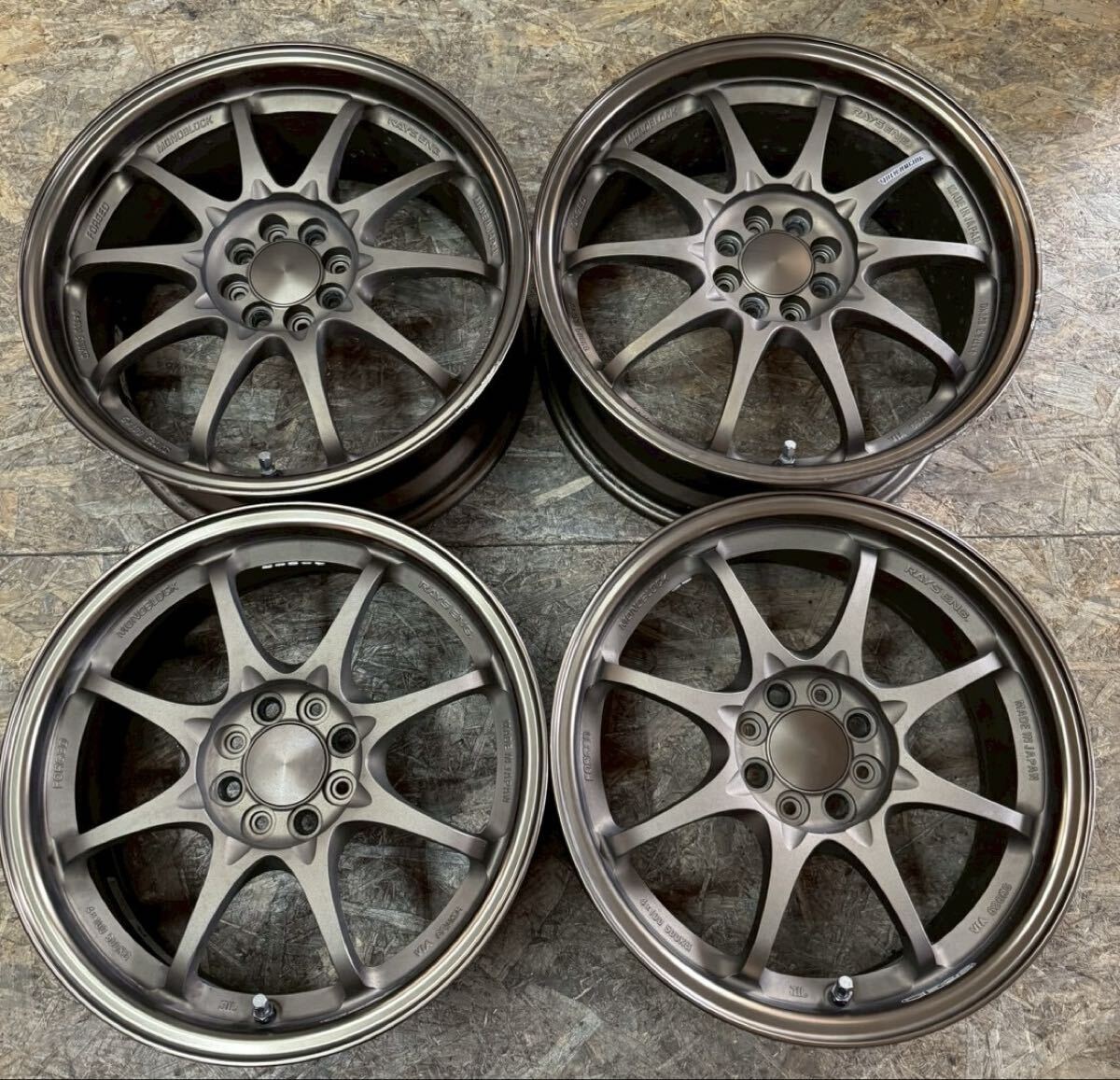 【希少!】RAYS CE28N 16インチ 7J+42 17インチ 7.5J+43 PCD100 4穴 4H 絶版 当時物 フィット アクア ヤリス bB シビック MR-S S660拍卖