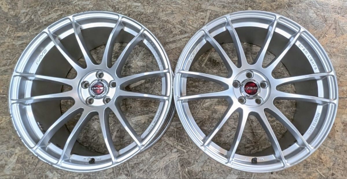 【希少!】RAYS グラムライツ 57エクストリーム 19インチ 9.5J+43 PCD100 5穴 5H ZN6 86 BRZ プリウス カローラスポーツ インプレッサ 拍卖