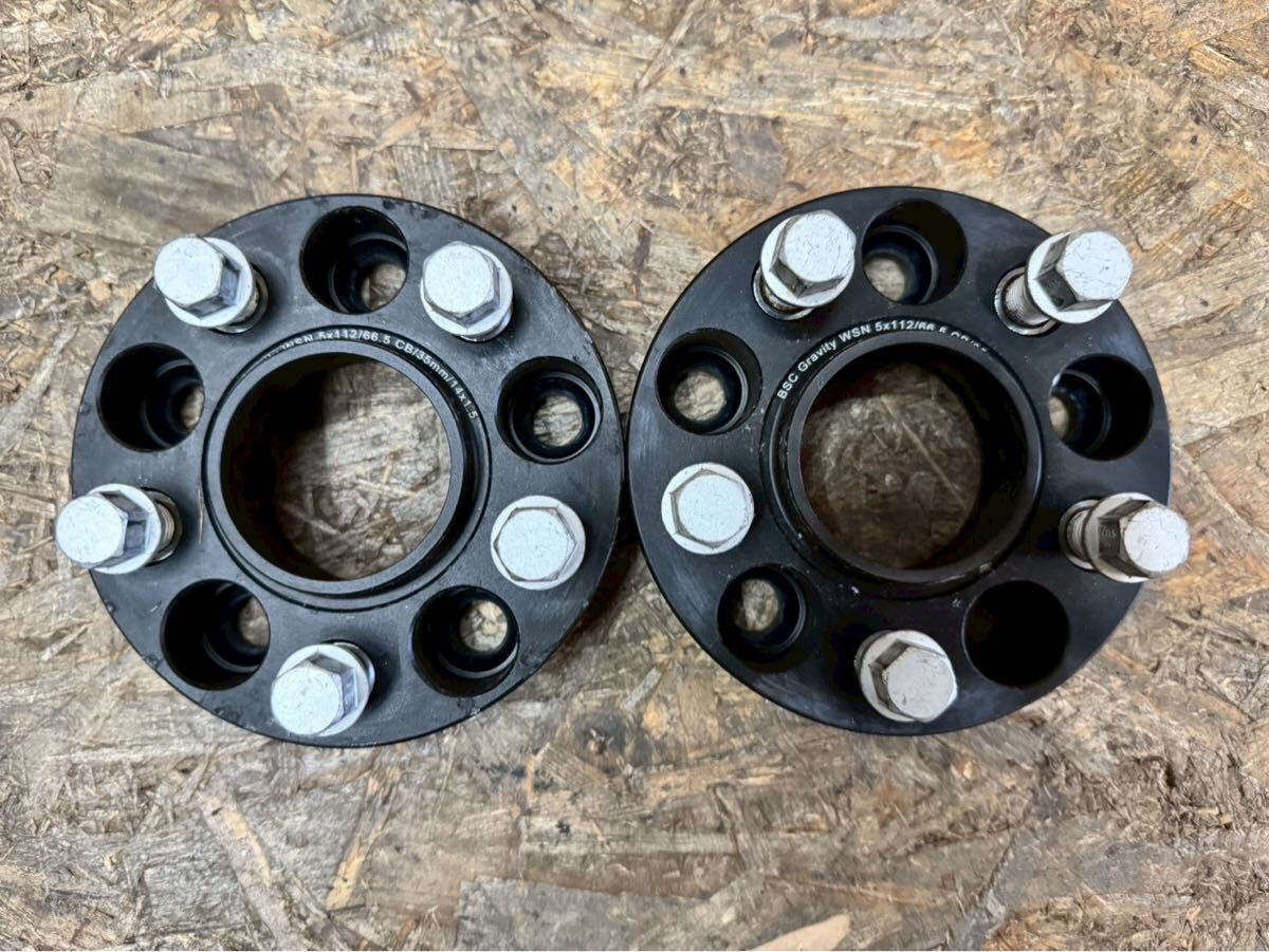 BSC Gravity ワイドトレッドスペーサー ワイトレ スペーサー PCD112 5穴 5H ベンツ アウディ VW M14 P1.5 2枚セット テーパー拍卖