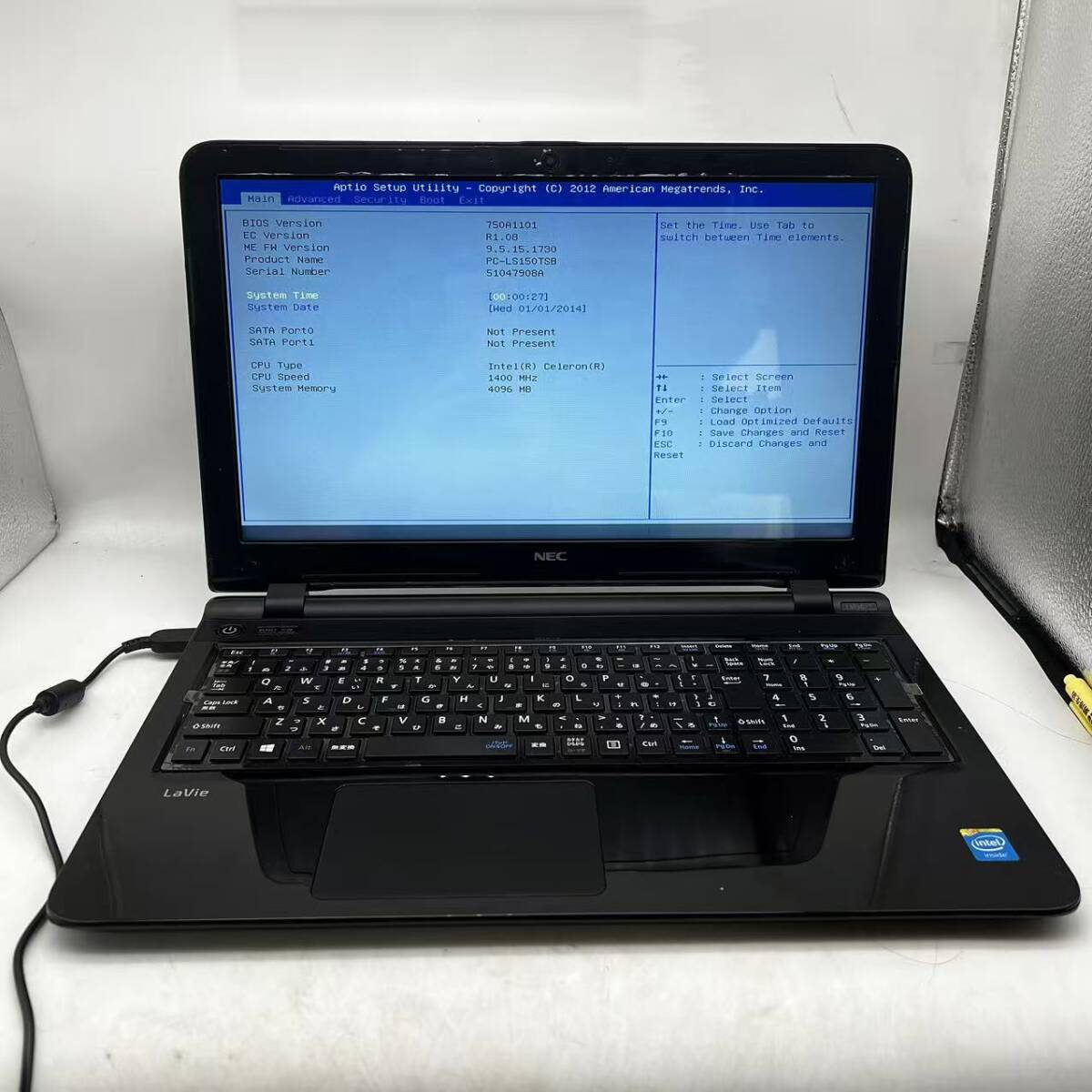 NEC/LS150TSB/Celeron 2957/15.6インチ/C1拍卖