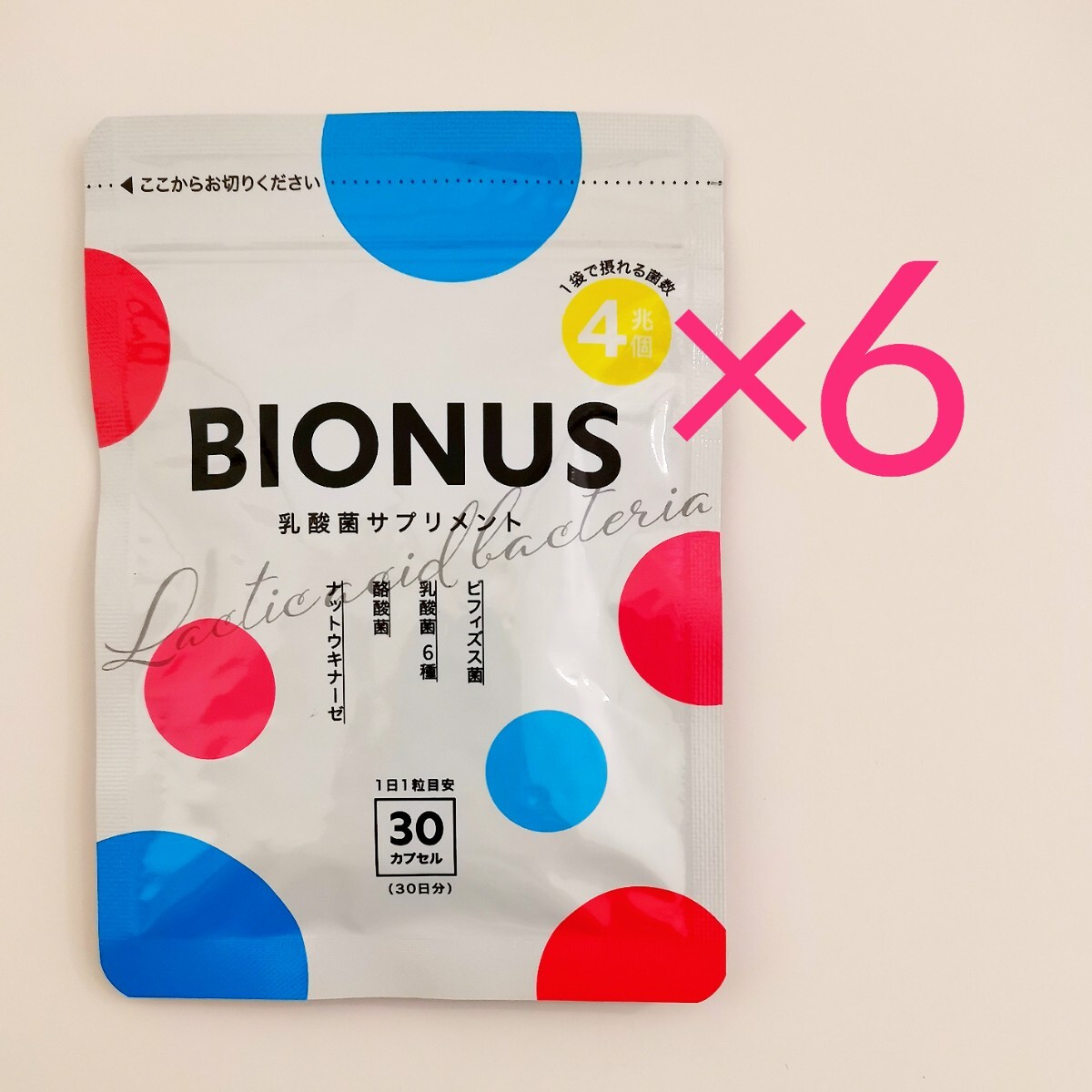 6袋セット BIONUS ビオナス 乳酸菌 サプリメント拍卖