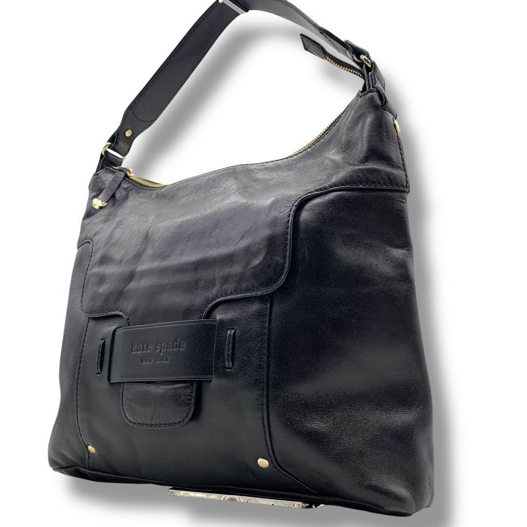 ケイトスペードニューヨーク ワンショルダー バッグ 黒 ブラック拍卖