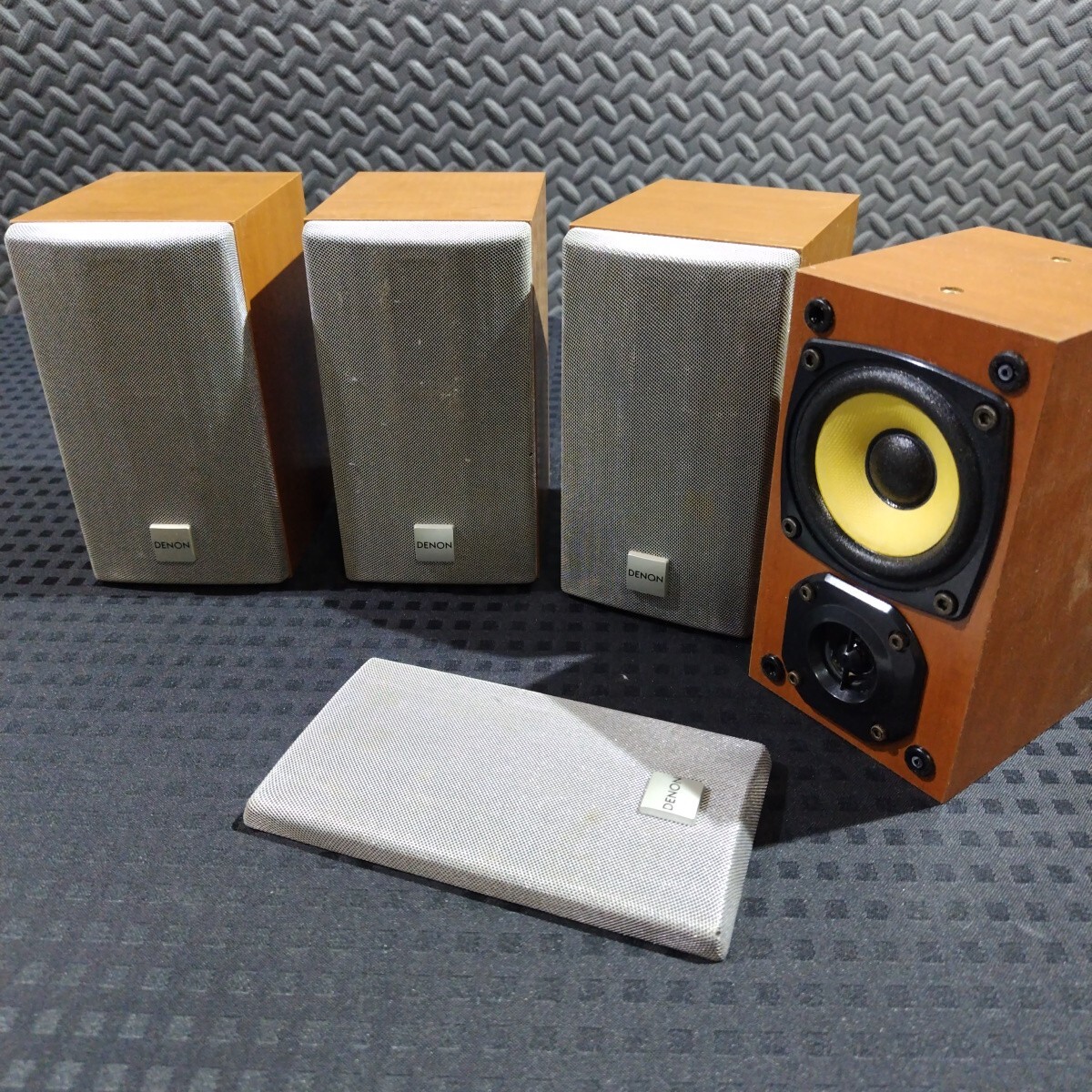 DENON SC-A70 木目 コンパクトスピーカー 4台セット デノン 一部難アリ拍卖