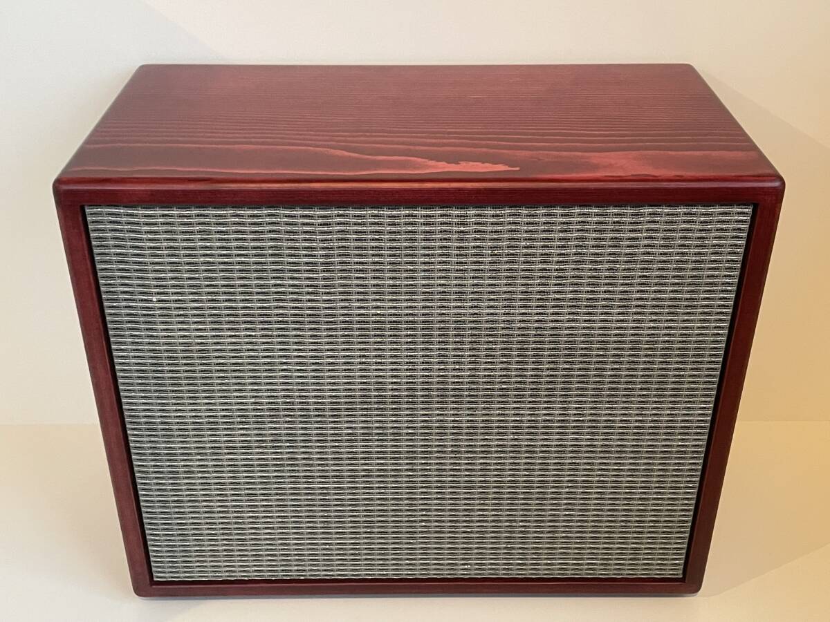 在庫処分価格 スピーカーキャビネット 12インチオーバルバック仕様 自作品 マホガニー色 オーディオのエンクロージャーにも拍卖