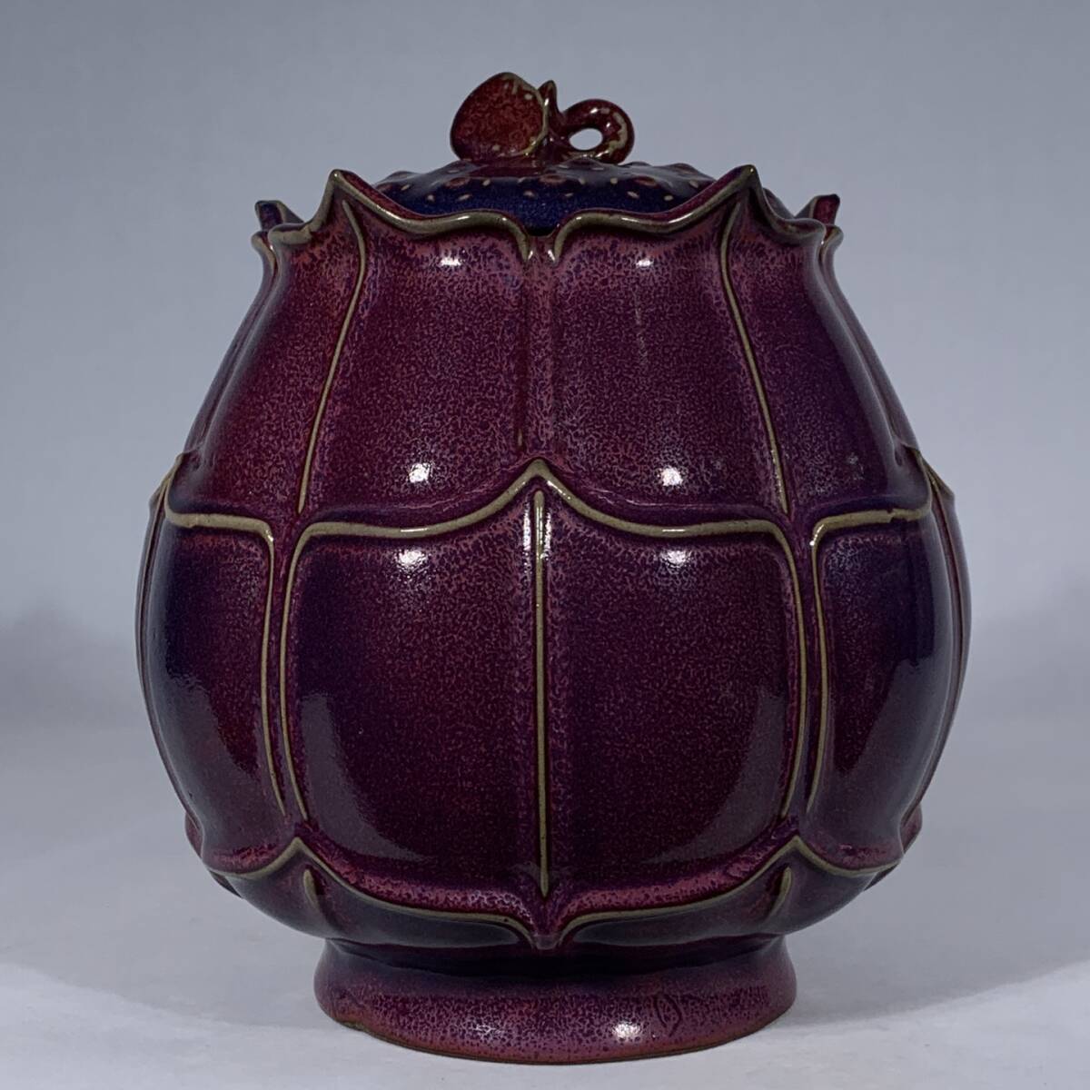 *珍品旧蔵* 宋 鈞窯 バラ紫釉 蓮子缶 陶芸 古陶磁器 中国磁器 極細工 唐物 中国古玩 骨董品 古美味 H49拍卖