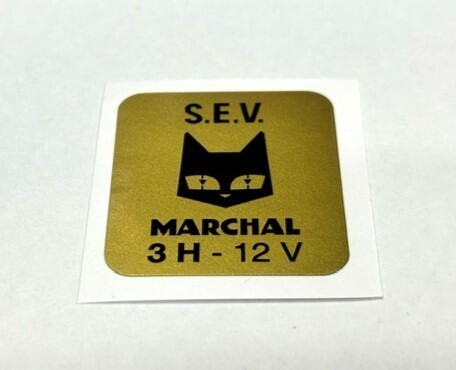 リール用 12Vコイル マーシャル ステッカー MARCHAL ラベル ポルシェ porsche 911 996 997 991 992 718 356 930 964 993 (P3h12MG拍卖