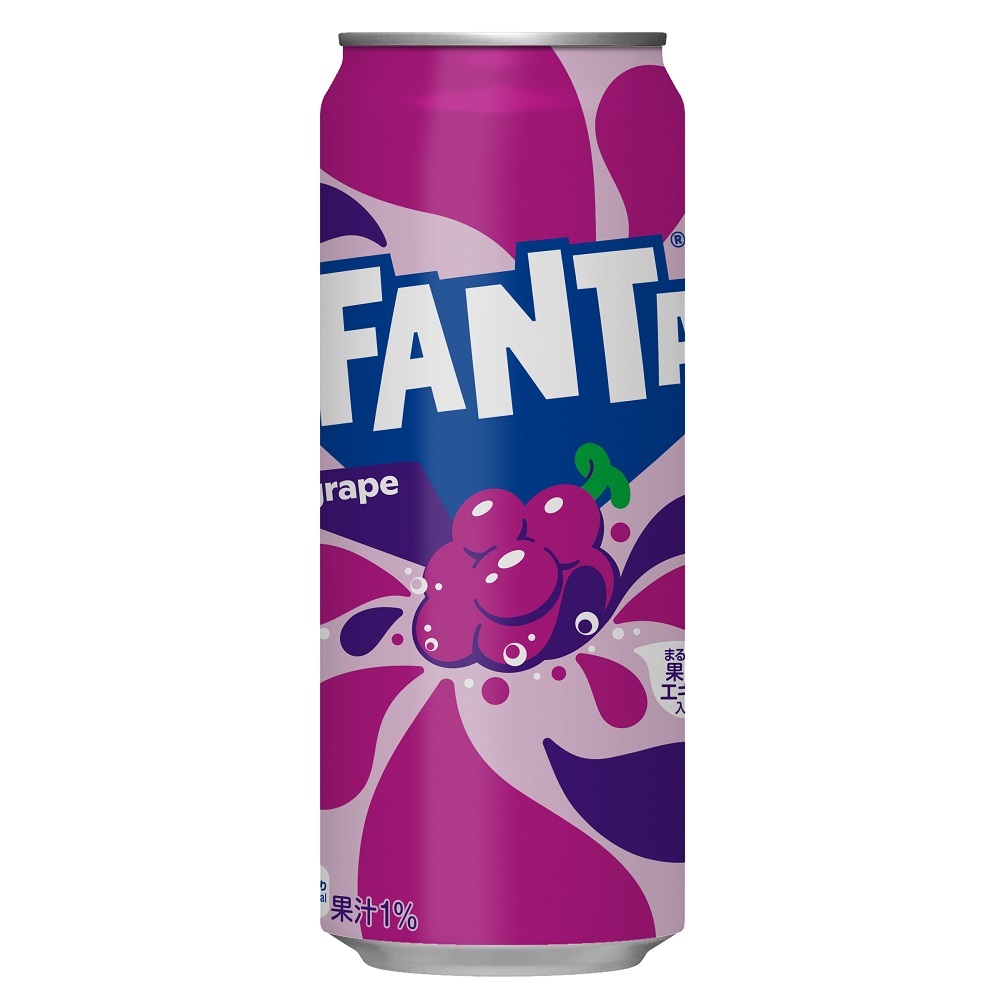 ファンタグレープ 500ml 24本 (24本×1ケース) 増量缶 フレーバー 炭酸飲料 安心のメーカー直送 コカコーラ社拍卖
