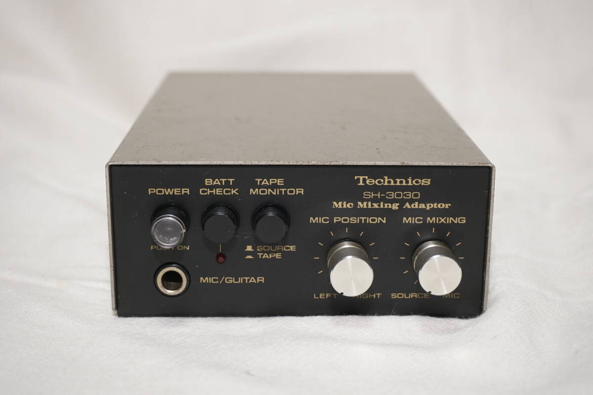 ★ Technics テクニクス National ★ Mic Mixing Adaptor マイクミキシングアダプター 昭和レトロ 【 SH-3030 】拍卖