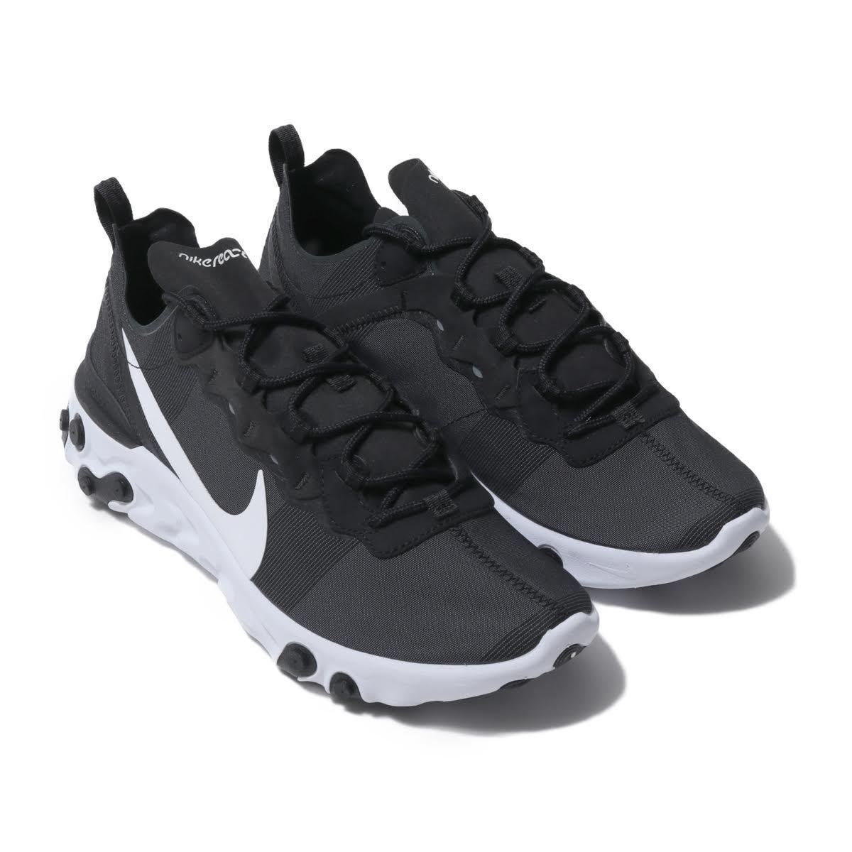 送料無料 25.5cm● 定価14,040円 ナイキ リアクト エレメント 55 黒 白 BQ6166-003 REACT ELEMENT スニーカー拍卖