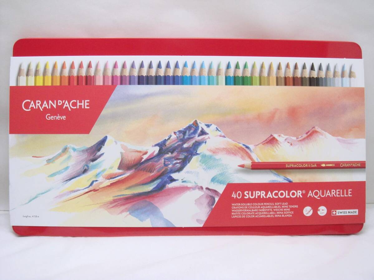 カランダッシュ 水彩色鉛筆スプラカラー40色 未使用 送料負担します拍卖