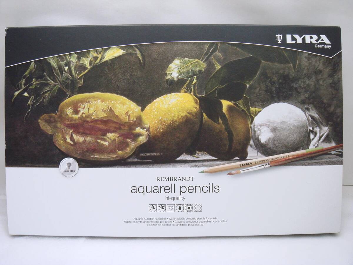 送料込み リラ レンブラント水彩色鉛筆72色 未使用拍卖