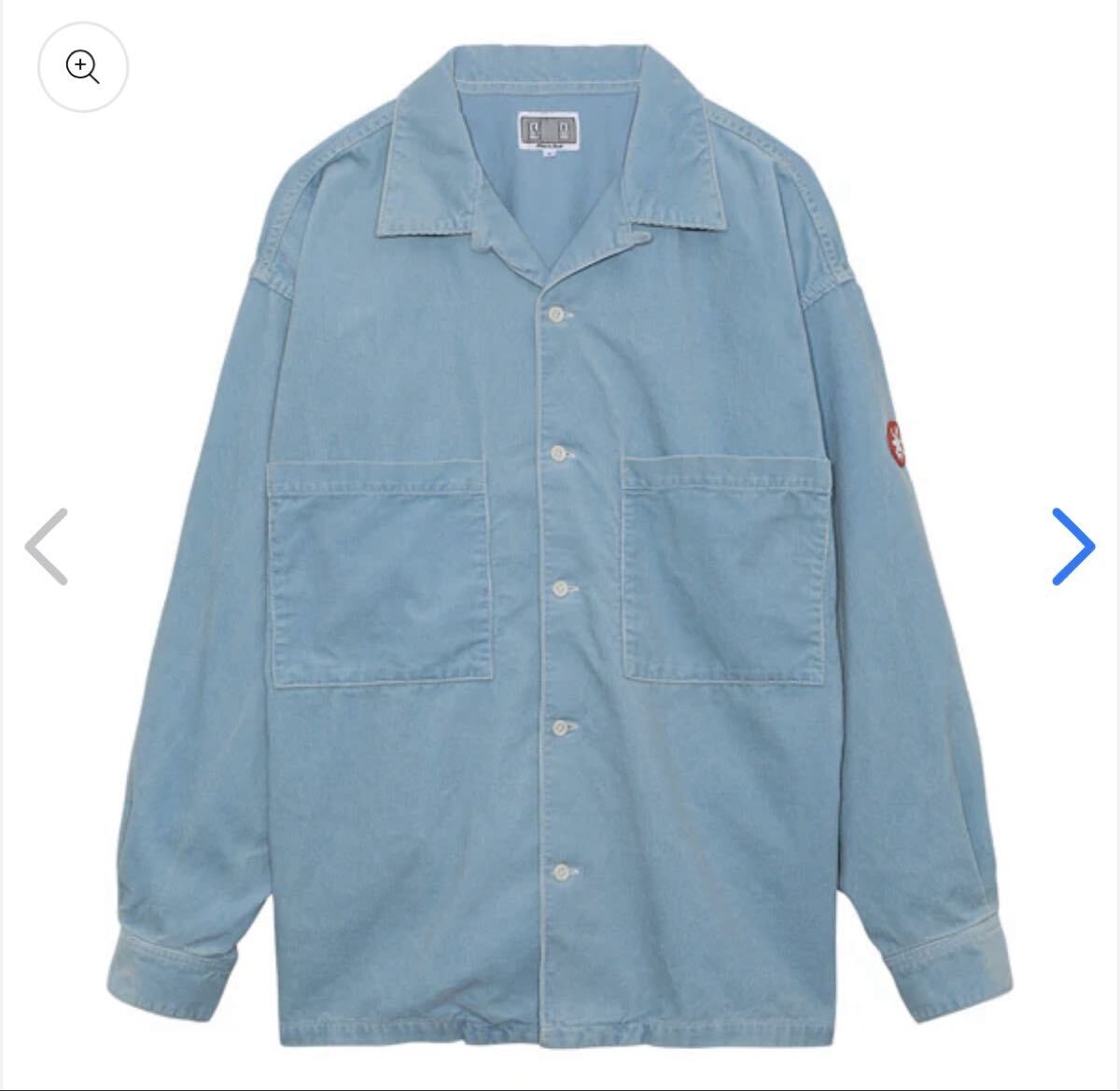 ダメージ有 C.E BLEACHED CORD OPEN SHIRT XL拍卖