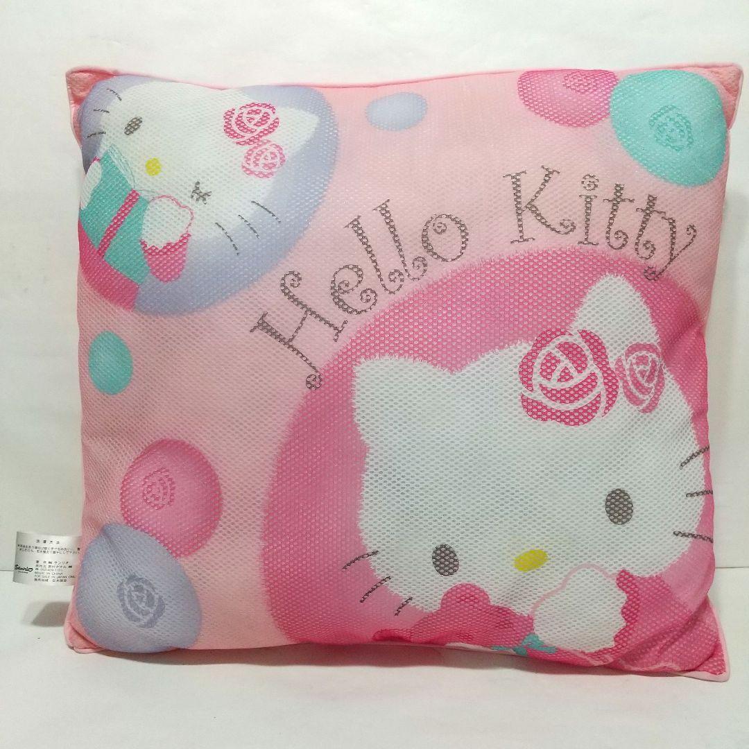 1円スタート 1スタ Hello Kitty ハローキティ クッション 2008年製 当時物 希少 レア サンリオ SANRIO キティ キティちゃん 平成キティー拍卖