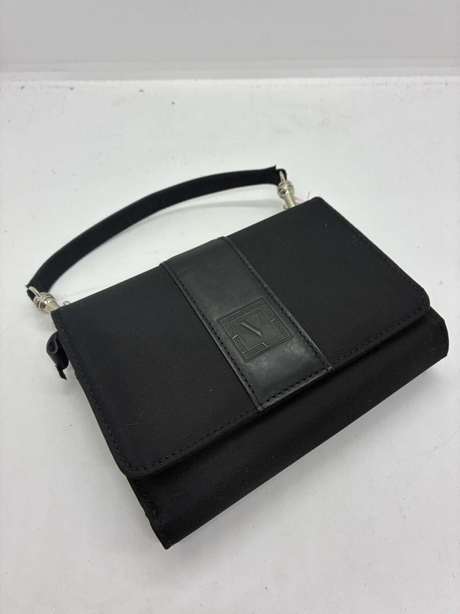 alberta valentino ポーチ 財布 黒 大容量拍卖