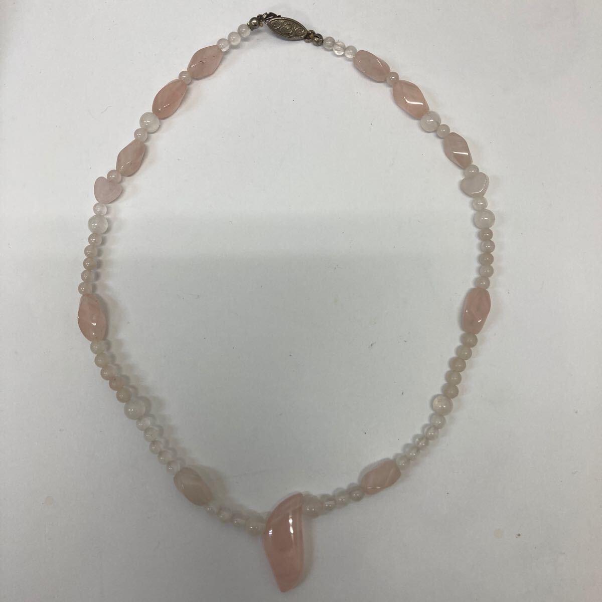 38861 0923Y ローズクォーツ ネックレス カラーストーン拍卖