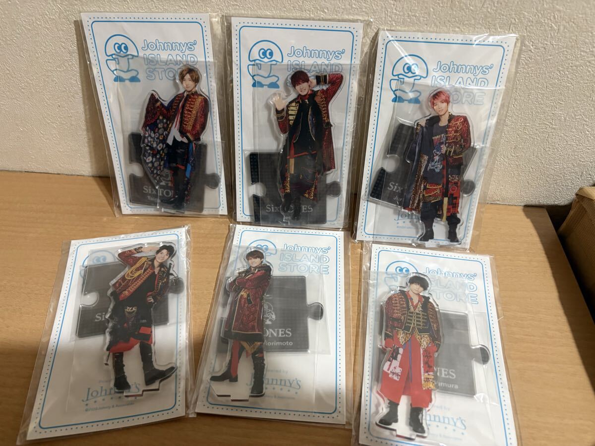 未開封 アクスタ SixTONES アクリルスタンド Johnnys’ ISLAND STORE '20 夏 6点セット 307825919拍卖