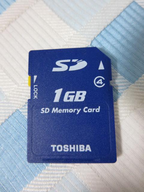 東芝 SDメモリーカード 1GB Class4拍卖