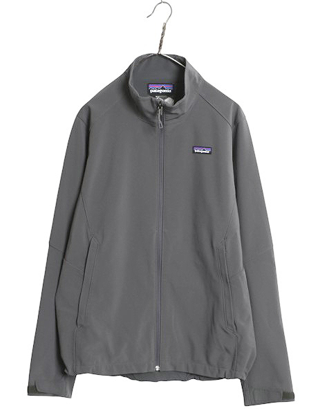 パタゴニア アズ ジャケット メンズ M 19年製 アウトドア ソフトシェル ストレッチ ブルゾン フルジップ ワンポイント 企業物 防風 グレー拍卖