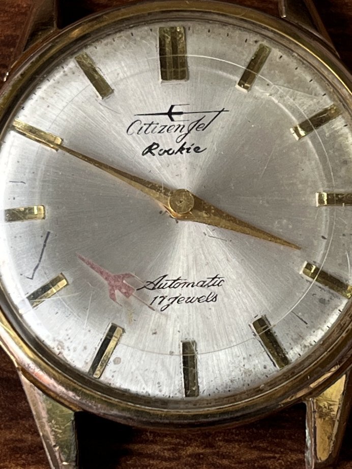 ● レア Citizen Jet Rookie 飛行機円盤秒針 稼働 ●拍卖