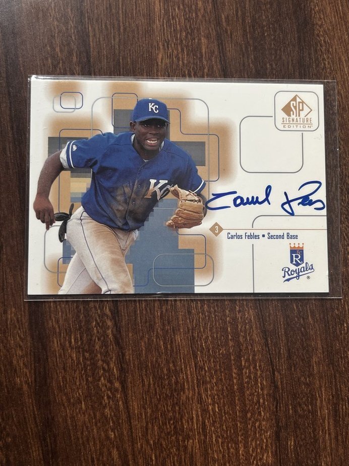 ●1999 UD SP SIGNATURE EDITION Autograph 「 Carlos Febles 」 サイン ●拍卖